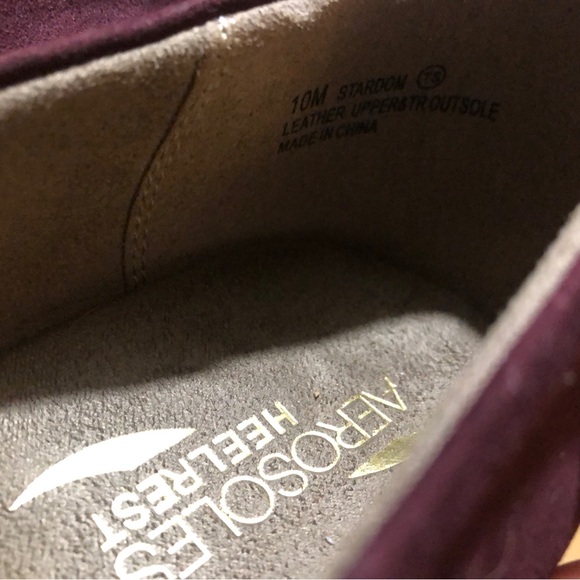 Plum pumps, 1.5” heel. Size 10 (41) - Picture 4 of 5